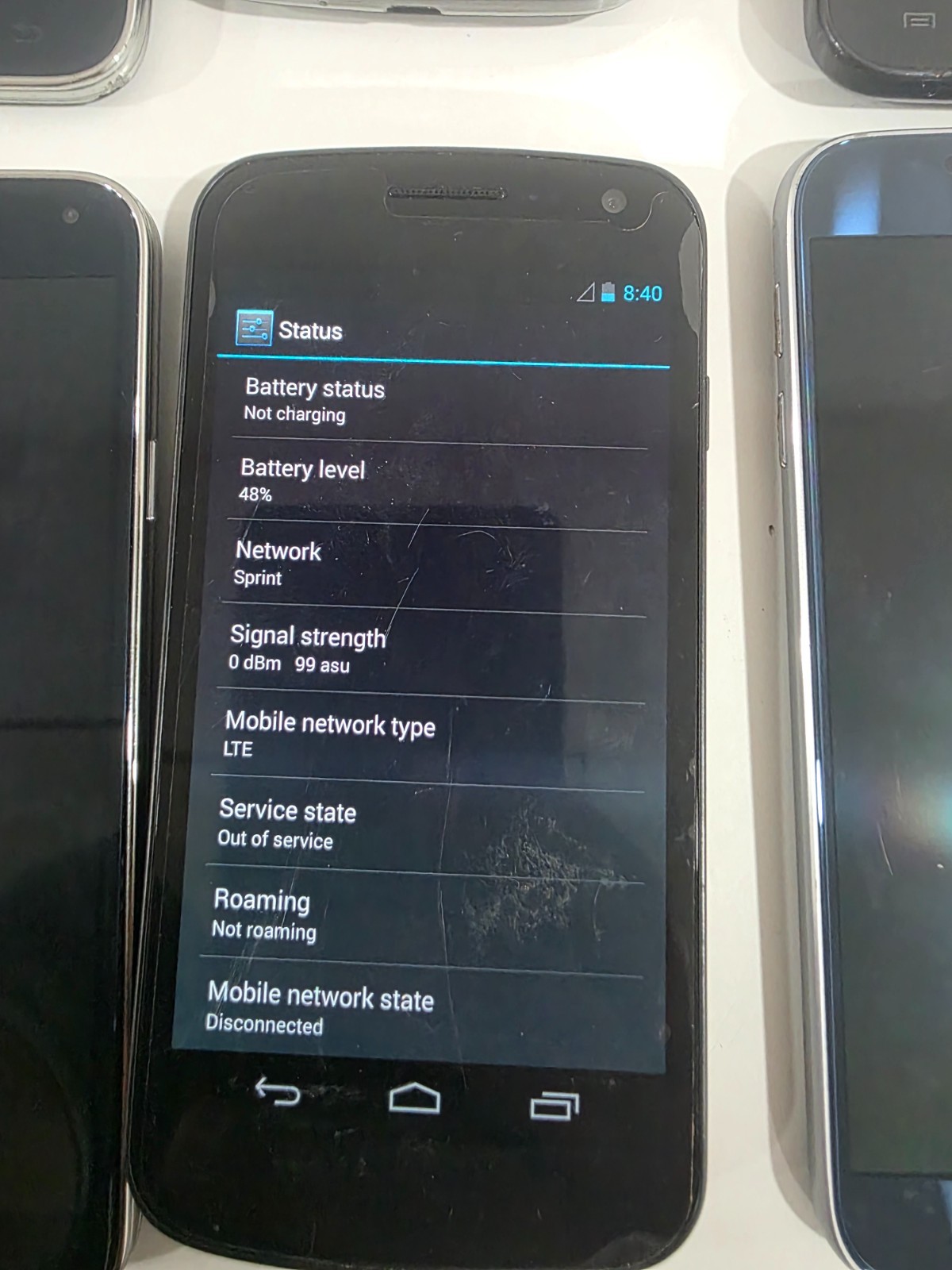 Lot of 10 Samsung Galaxy Smartphones S2/S4/S5/S6/Nexus AS-IS Wiped LTE