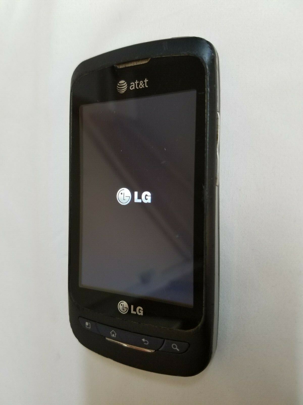 H20 Wireless At&t Cricket Black Go Phone LG Phoenix LG-P505 Cell Phone