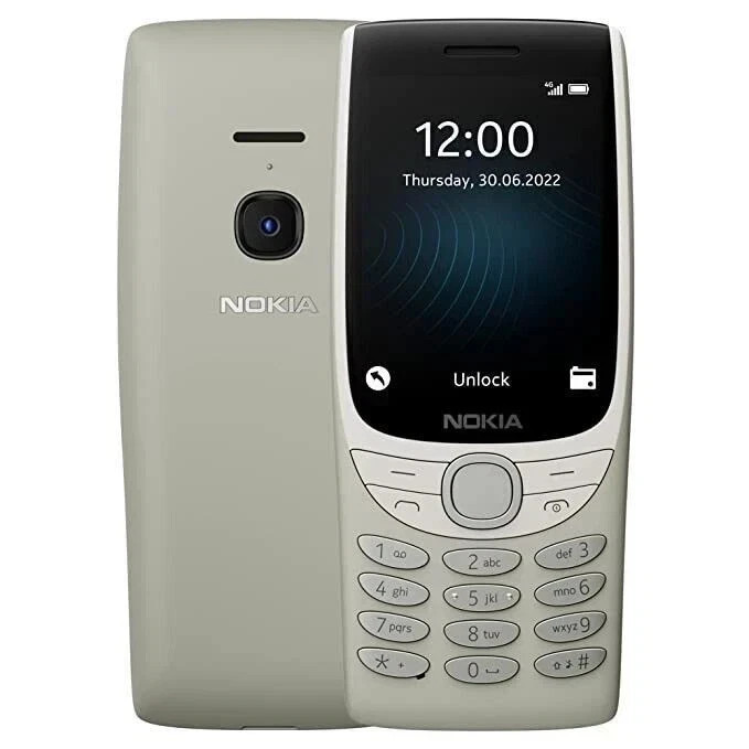 Nokia 8210 4G Unlocked Volte with Dual SIM Display Feature Phone +1year warranty