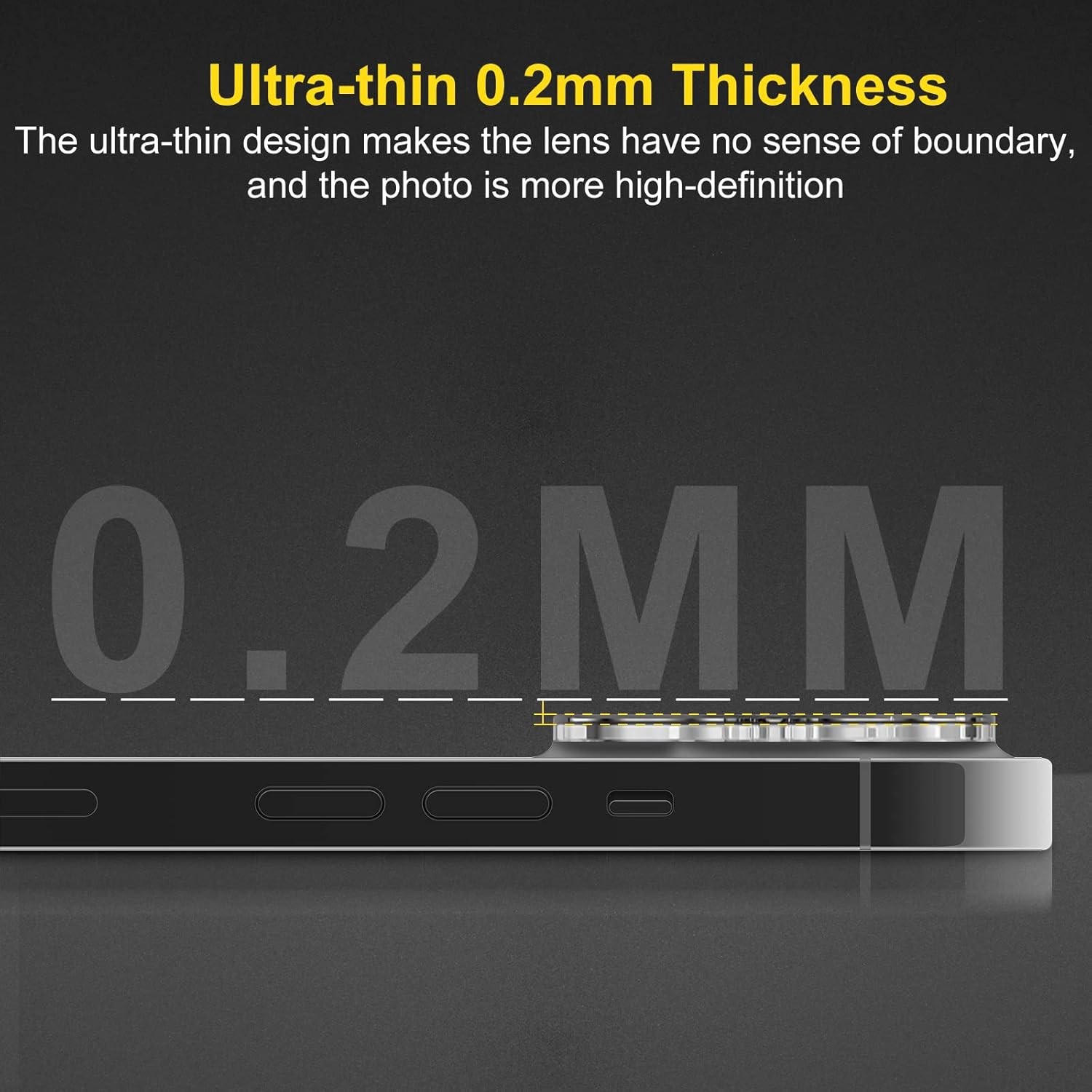 3 Pack Camera Lens Protector for iPhone 14 Pro 6.1″ & Pro Max 6.7″