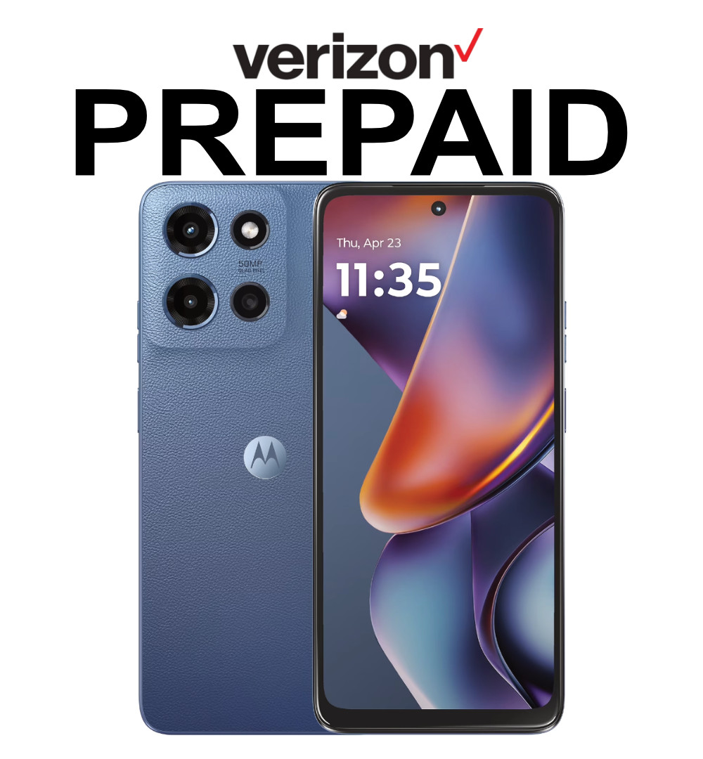 Motorola Moto G 2025 64GB Blue PREPAID Verizon Locked Very Good