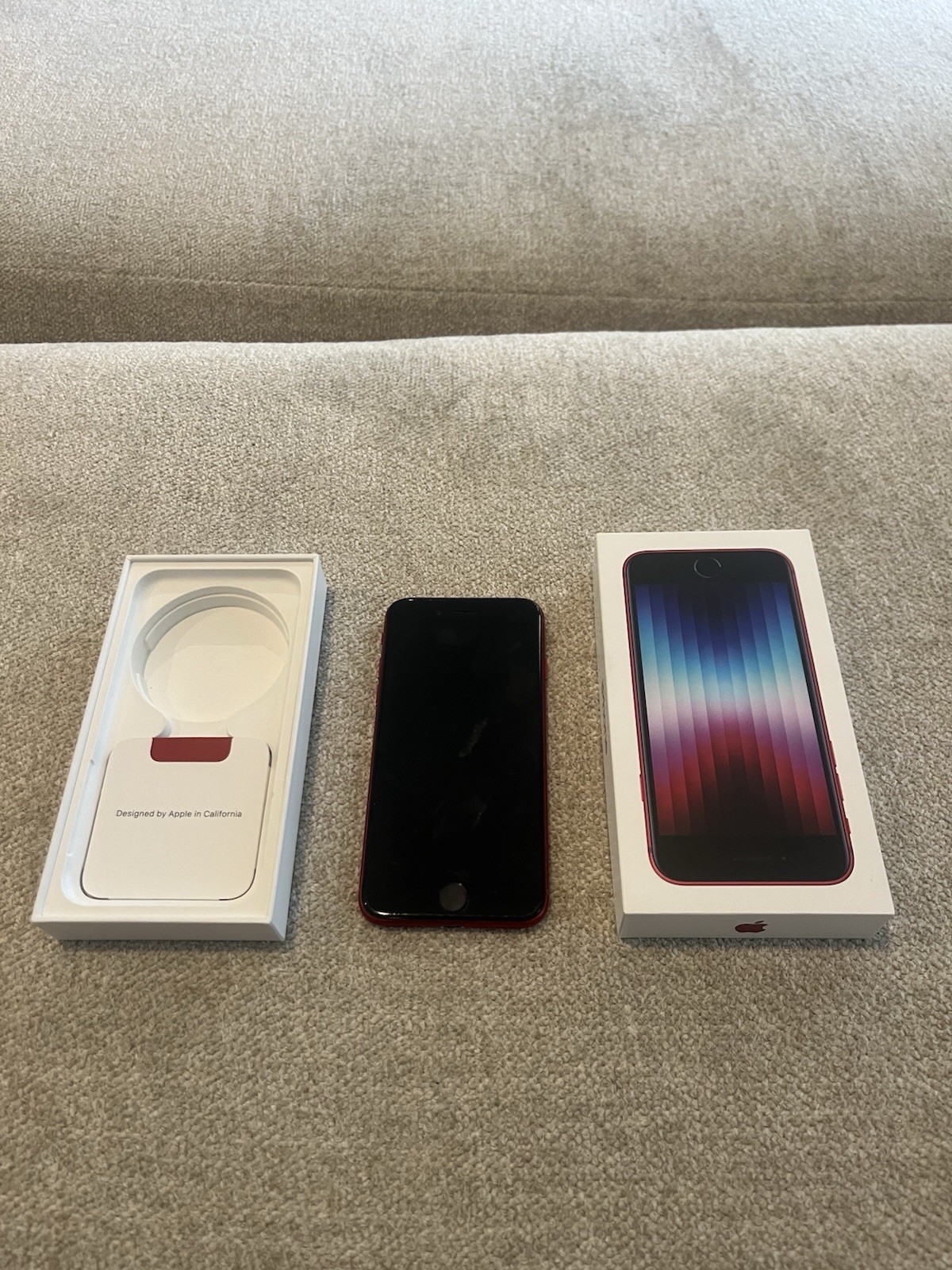 Apple iPhone SE 64GB, Red, Unlocked, Model A2595