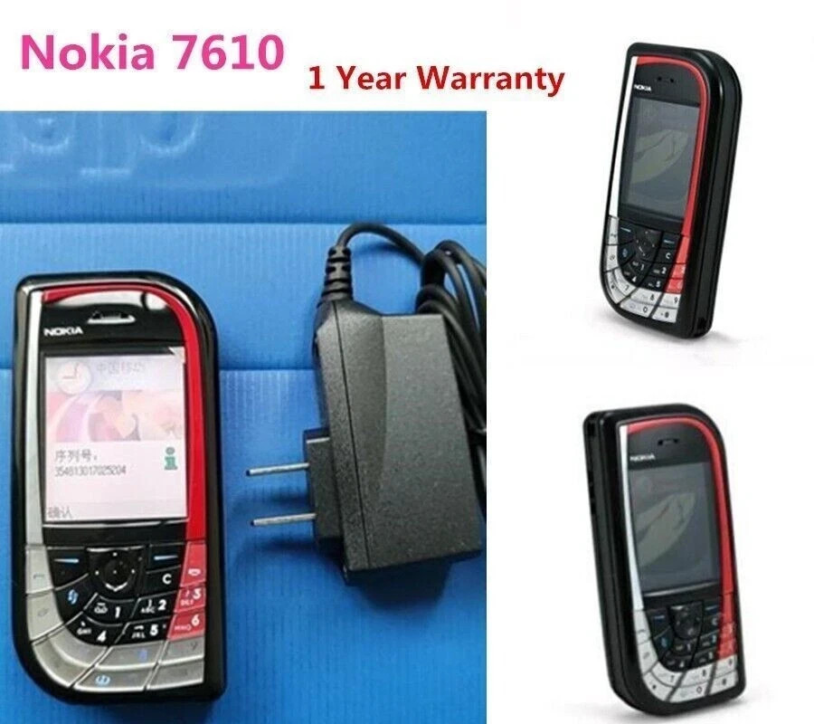 Nokia 7610 1MP 2G GSM 900 / 1800 / 1900 Unlocked Bluetooth Cellphone