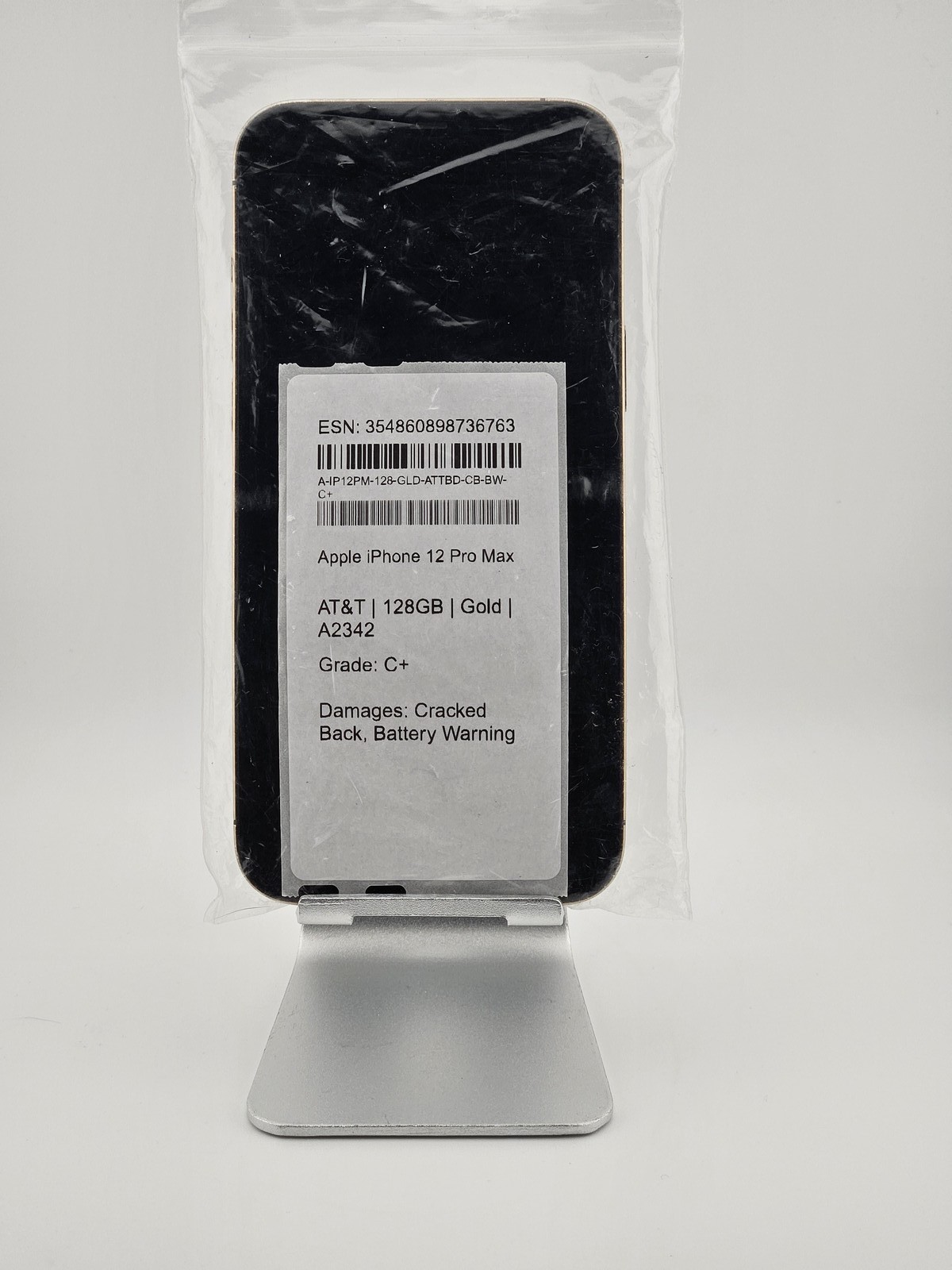 Apple iPhone 12 Pro Max 128GB (AT&T LOCKED) A2342 – Gold – PLEASE READ