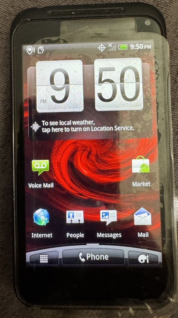 HTC Droid Incredible 2 ADR6350 16GB Black (Verizon) Fast Ship Very Good Used