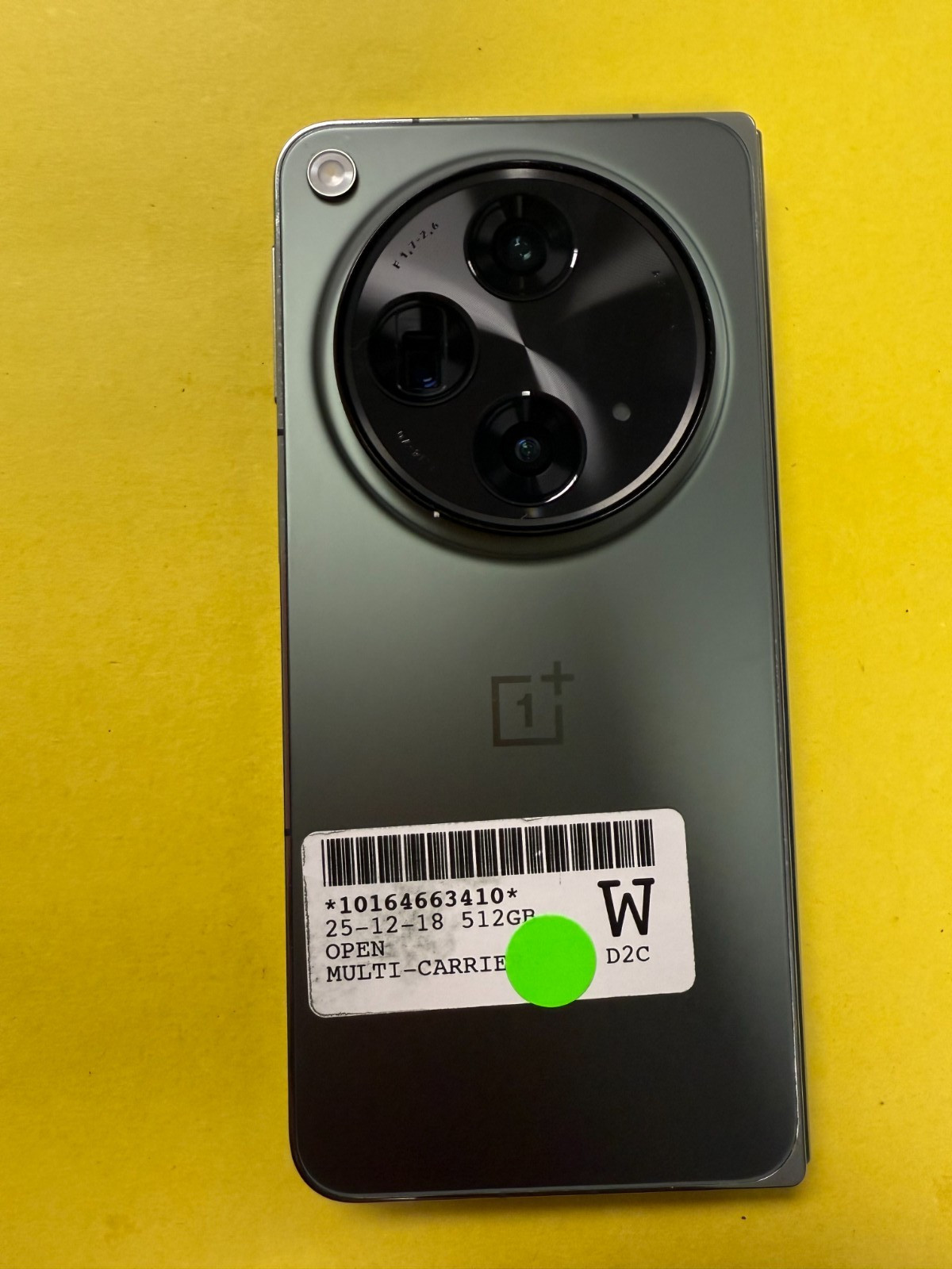 OnePlus Open – CPH2551 – 16GB + 512 GB – Emerald Dusk (Unlocked) – Excellent