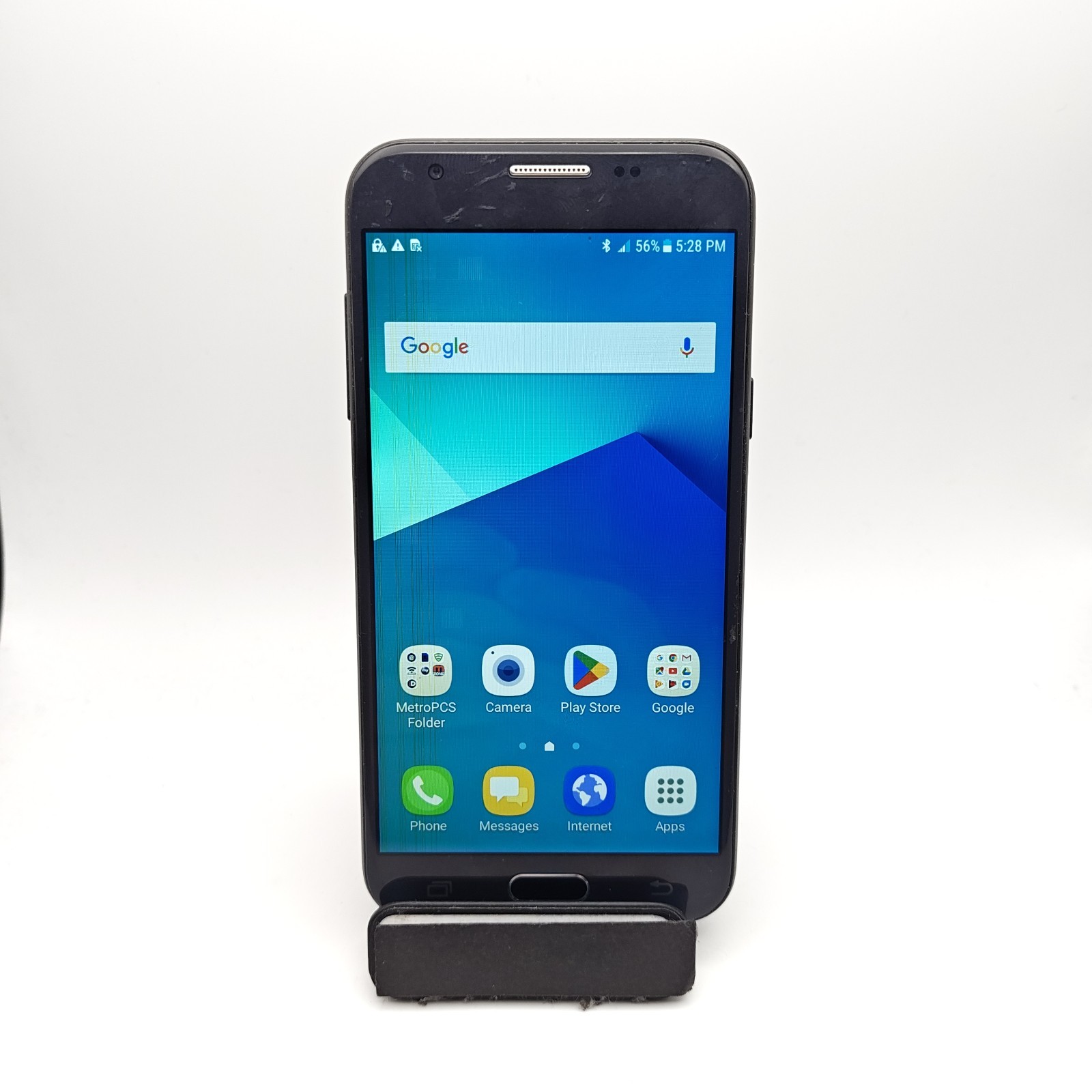 Samsung Galaxy J3 Prime J327T1 (Metro Unlocked) – 16GB Black – DAMAGED #3516