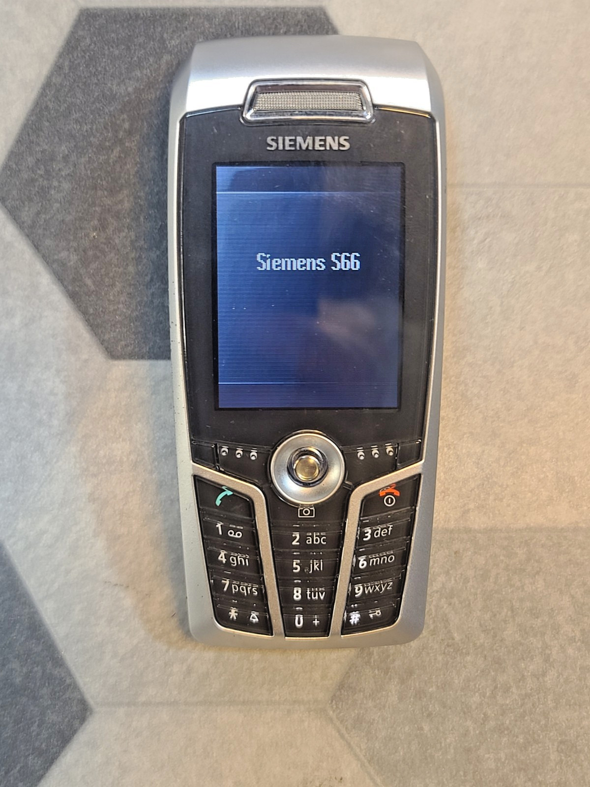 Siemens S Series S66 – Very Rare Cellular GSM Phone Black & Silver (Cingular)