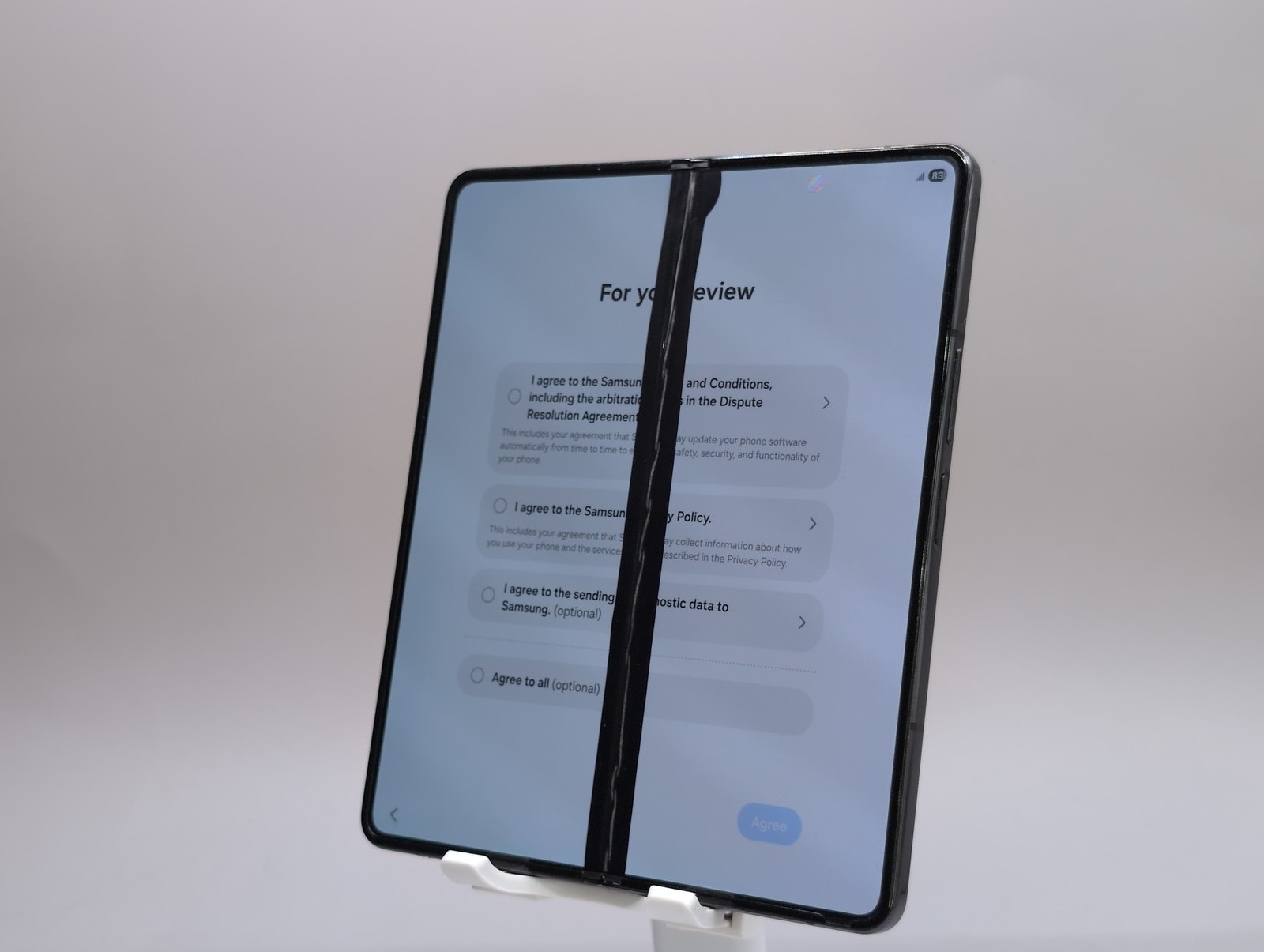 Samsung Galaxy Z Fold5 SM-F946U1 512GB Phantom Black Unlocked W086490