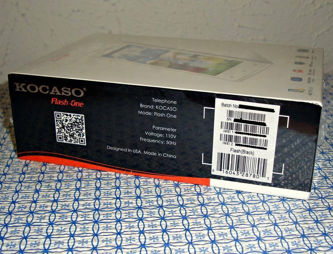 【NEW】KOCASO FLASH ONE 3G SMARTPHONE, ANDROID OS, 4.5″ LCD,DUAL CORE,DUAL SIM,GPS