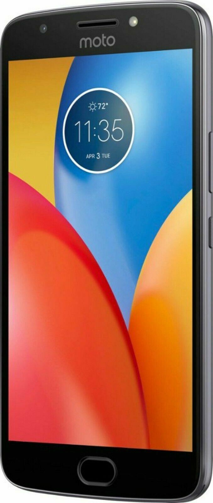 NEW Motorola Moto E4+ Plus 16GB Sprint Network Smart Phone Iron Gray Android