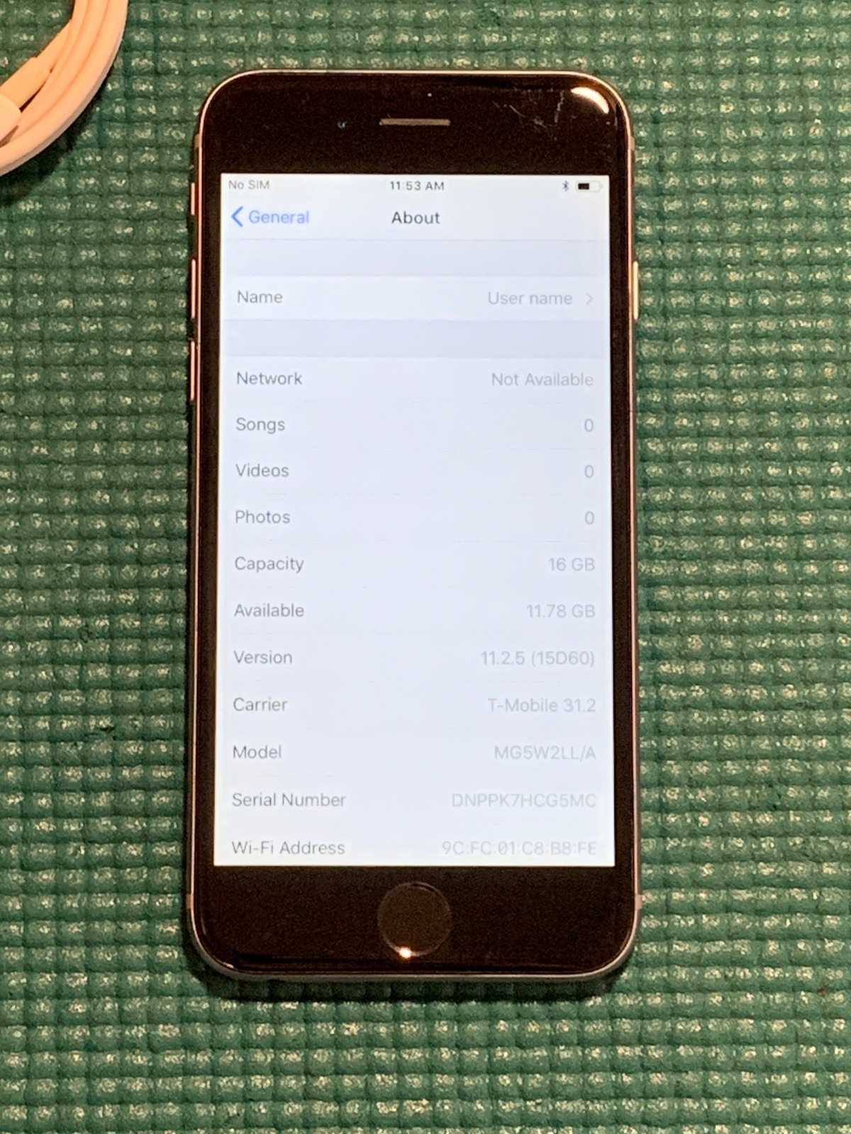 Apple iPhone 6 – 16GB Space Gray Unlocked A1549