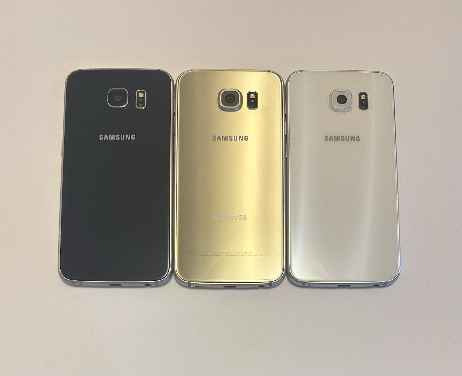 Samsung Galaxy S6 G920 32GB 64G ALL COLOR Unlocked AT&T T-mobile SmartPhone GOOD