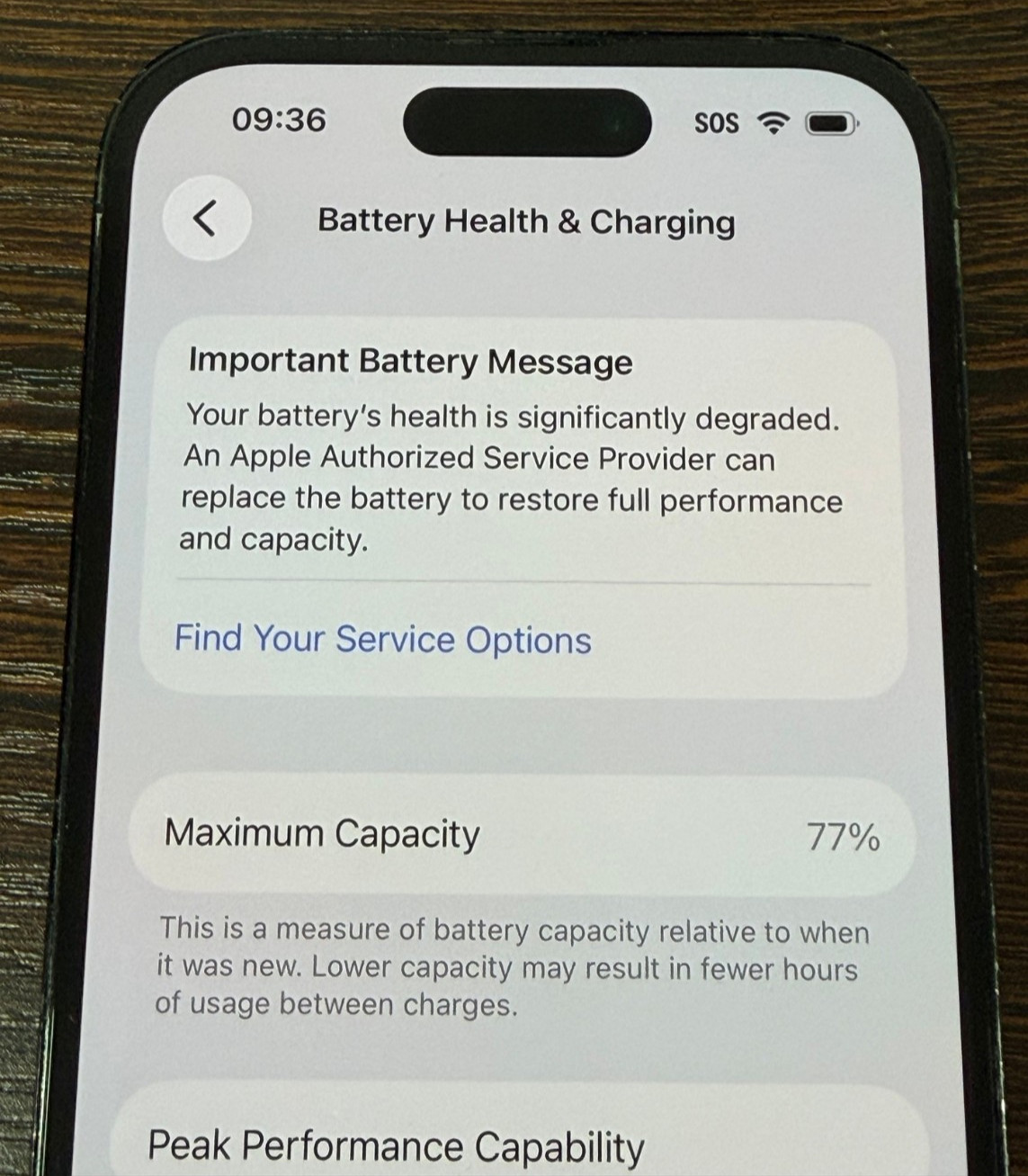 Unlocked Apple iPhone 14 Pro – 256GB Black – Crcks on Front – 78% Batt – Read