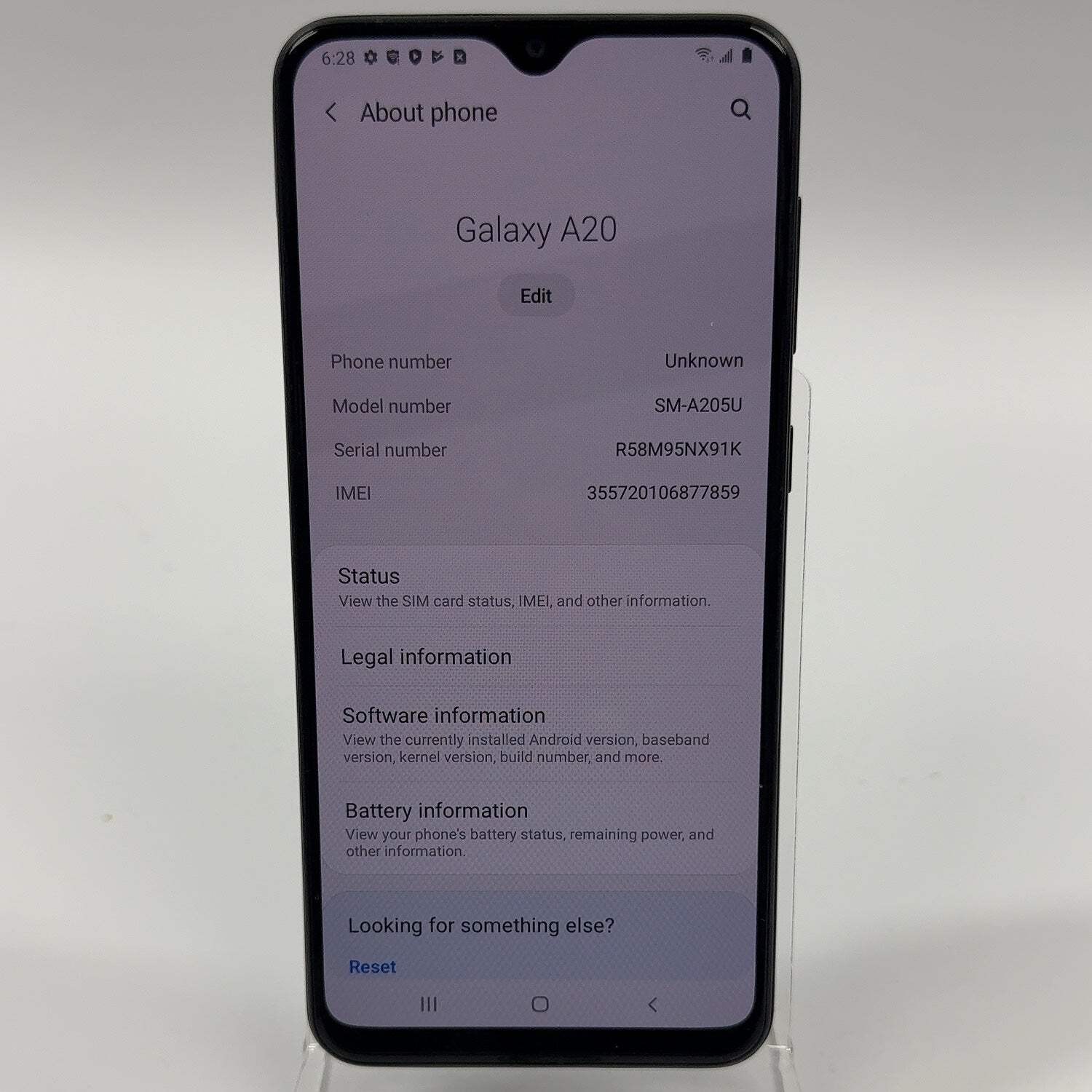 Samsung Galaxy A20