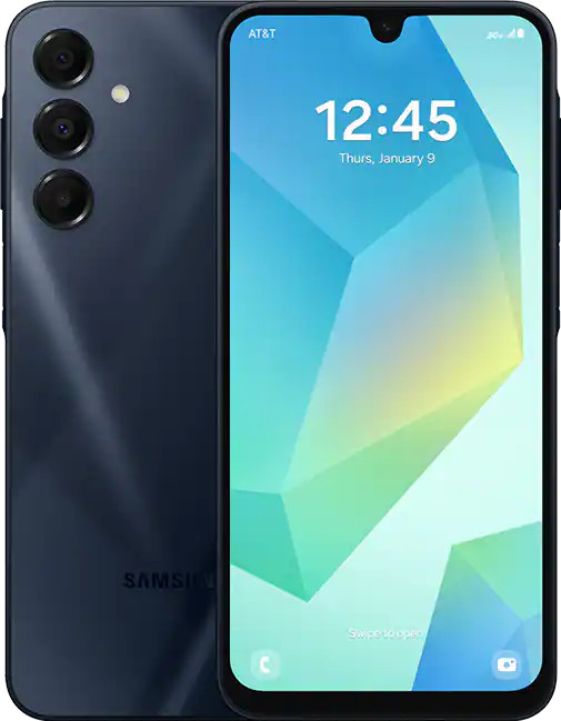 Samsung Galaxy A16 5G SM-A166U AT&T Unlocked 128GB Blue Black Good
