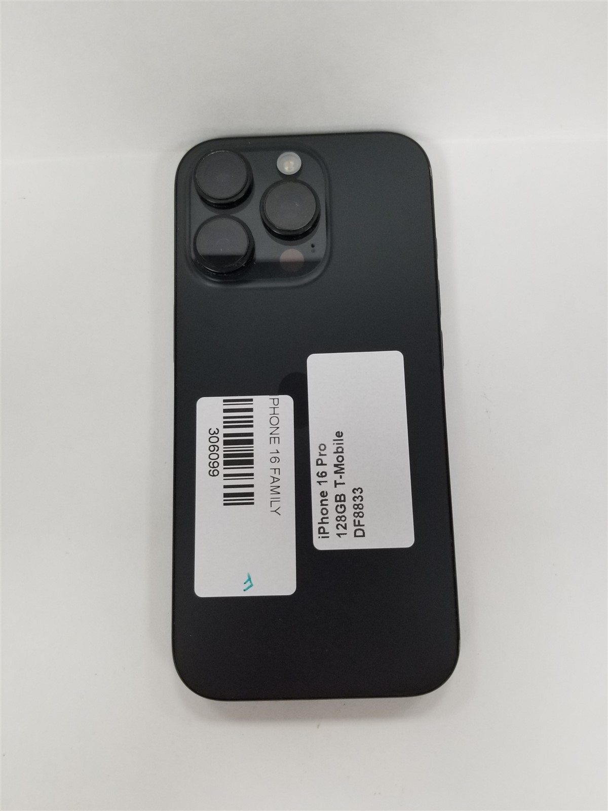 Apple iPhone 16 Pro 128GB Black A3083 T-Mobile 90% to 99% Battery Health DF8833