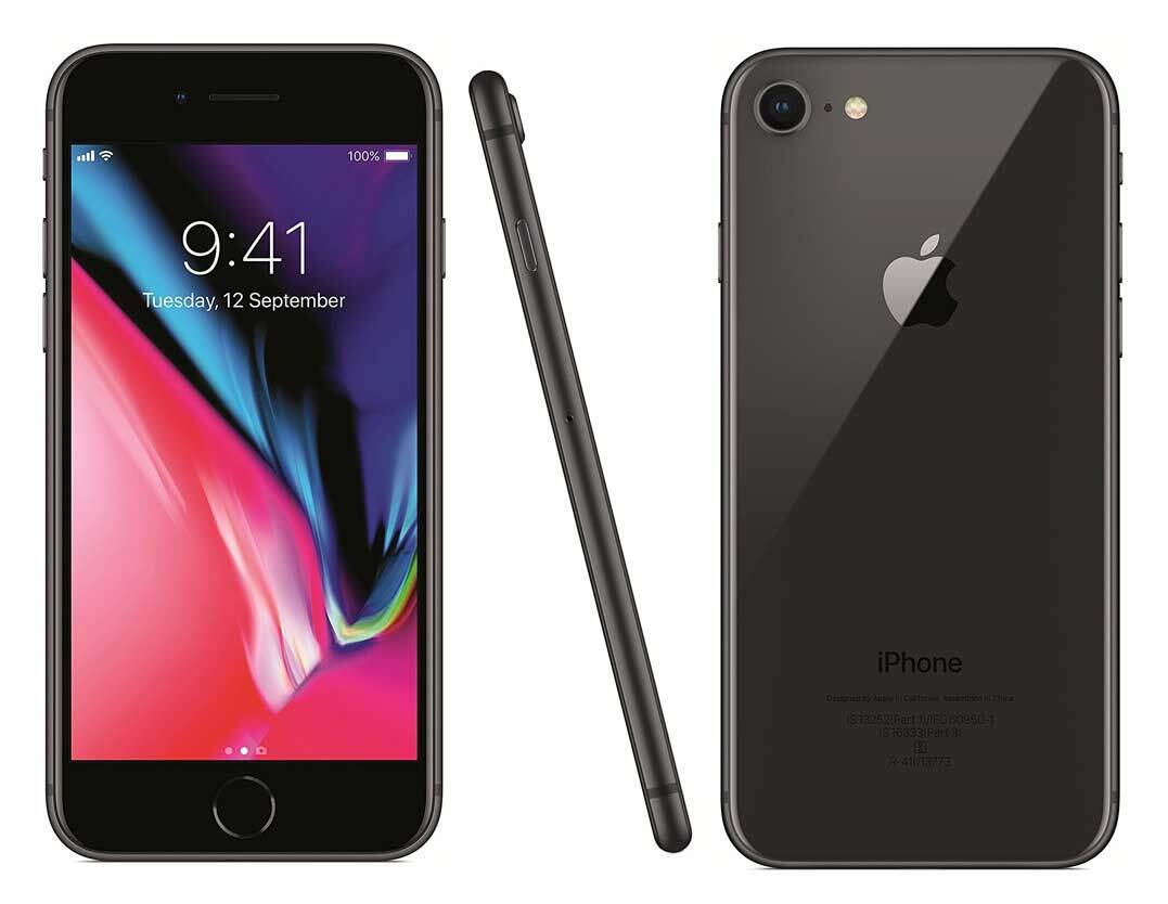 Apple iPhone 8 Space Gray 64GB A1863 MQ722LL/A Wifi + Cellular Good (WG)