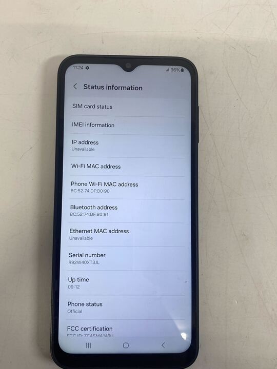 Samsung Galaxy A14 5G SM-A146U 64GB Black Verizon- Good Battery