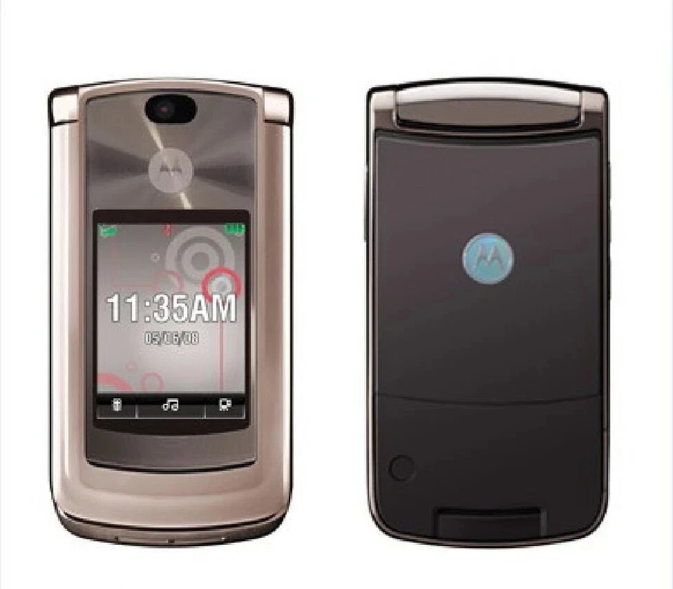 Original Motorola RAZR2 V9 Unlocked 3G HSDPA Flip Cellphone Bluetooth Java 2MP