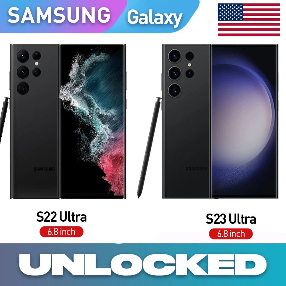 NEW Sealed Samsung Galaxy S24 Ultra/S22 Ultra/S23 Ultra/S23+/S22+ 5G Unlocked