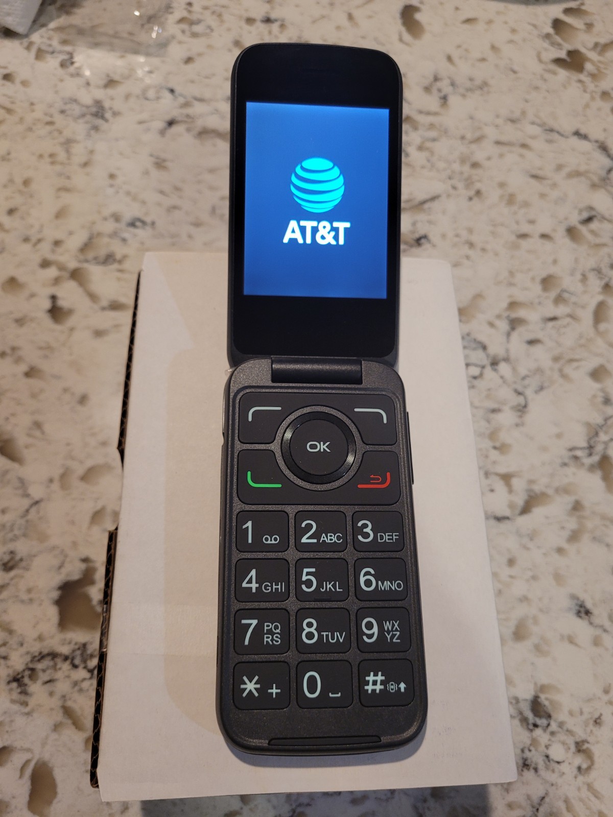 Alcatel SMARTFLIP 4052R 4G LTE AT&T Black Flip Phone