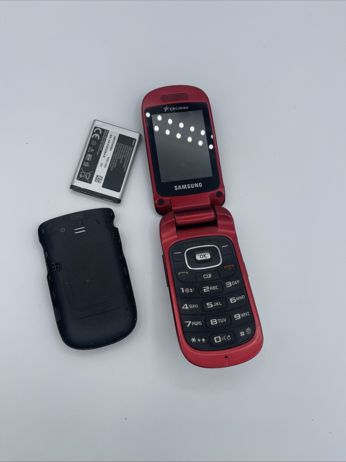 Samsung Chrono 2 II SCH-R270 Red/Black Flip Phone (US Cellular)