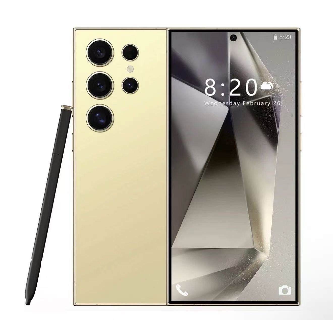 [[UNBRANDED]] S24 Ultra 5G SMARTPHONE – 256 GB – Gold (Unlocked)