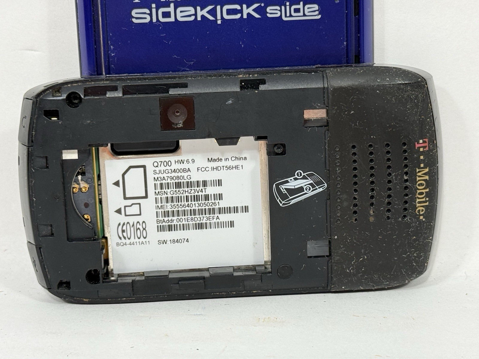Motorola T-Mobile Sidekick Slide (Q700) 12MB QWERTY Cell Phone – POOR CONDITION