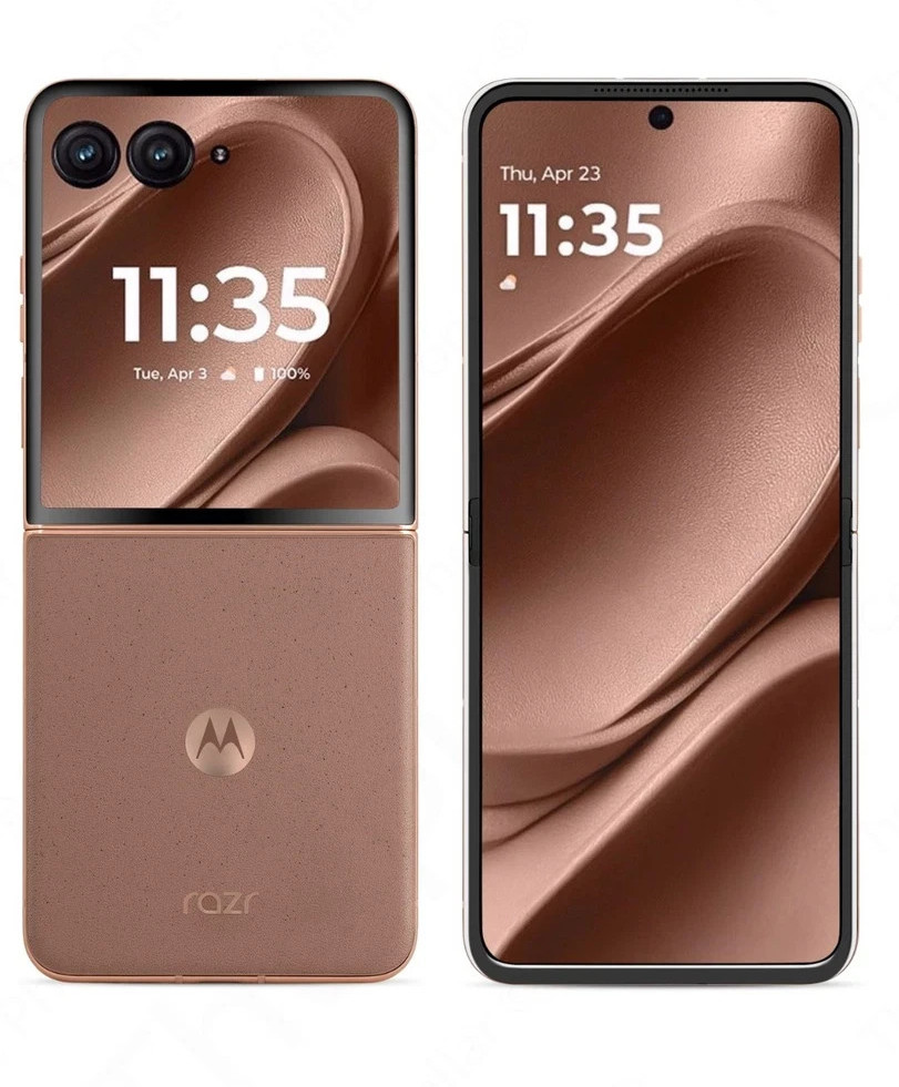 Motorola Moto Razr+ Plus 2025 XT2557-3 256GB AT&T PANTONE Mocha Mousse Phone