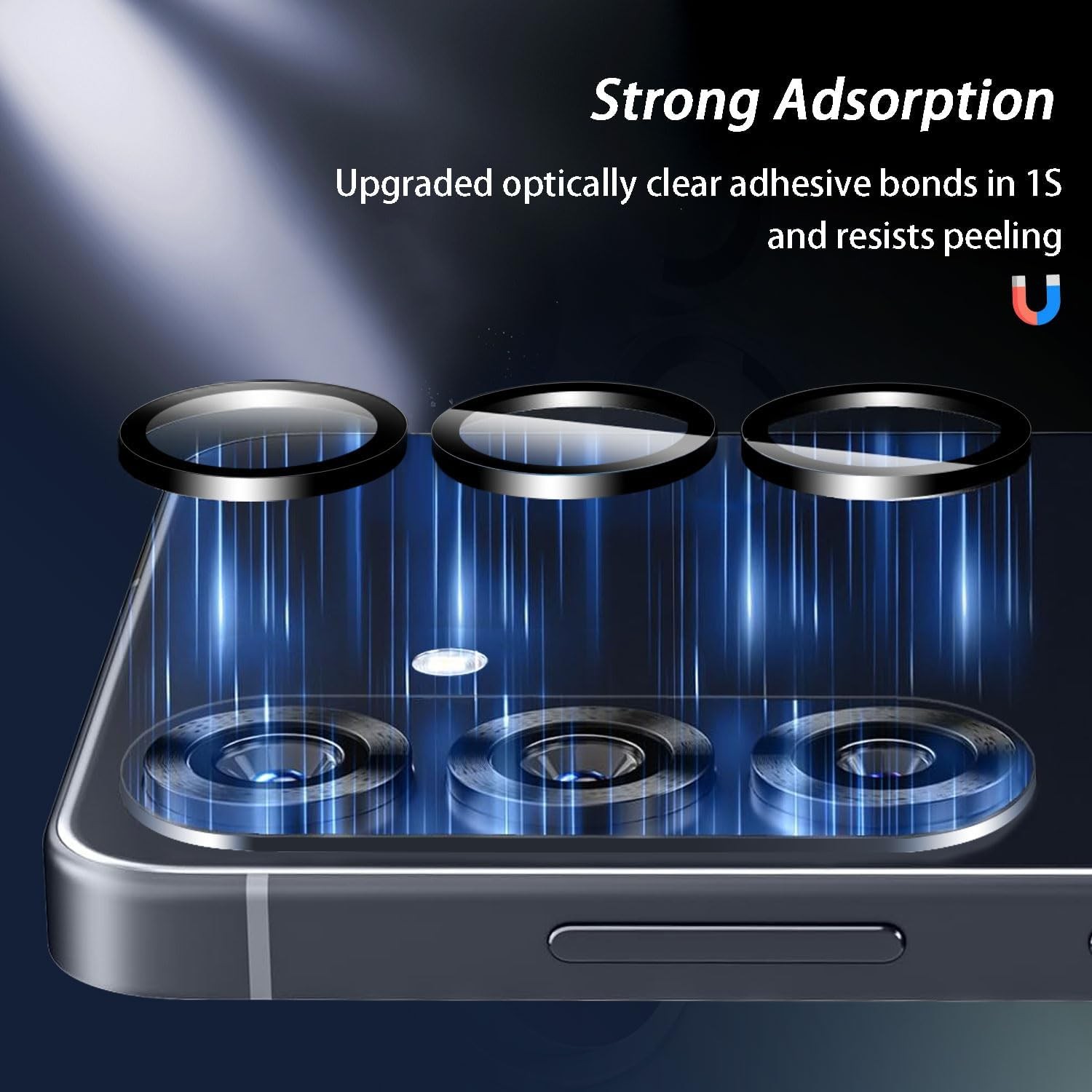 3X2PCS Camera Lens Protector & Screen Protector for Samsung Galaxy S26 Plus Blac