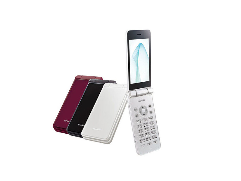 SHARP AQUOS KEITAI White SH-N01 Android Flip Phone SIM Unlocked 601SH JAPAN