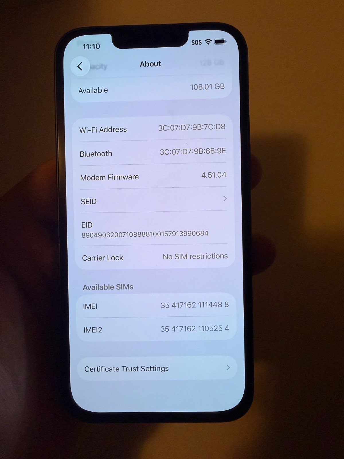 Apple iPhone 14 – 128 GB – Midnight (Unlocked)