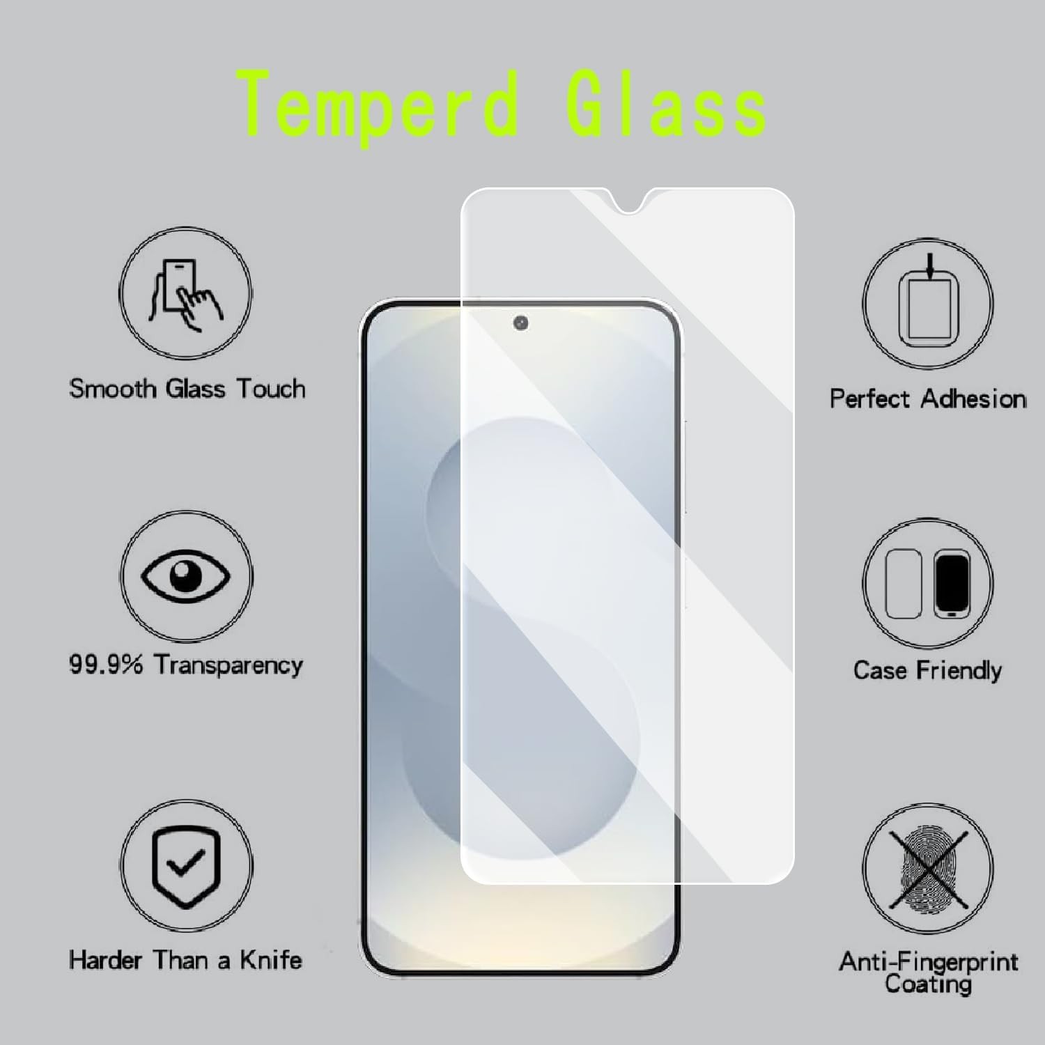 4PCS Screen Protector for Samsung Galaxy S25 Edge Scratch Resistant Easy Install