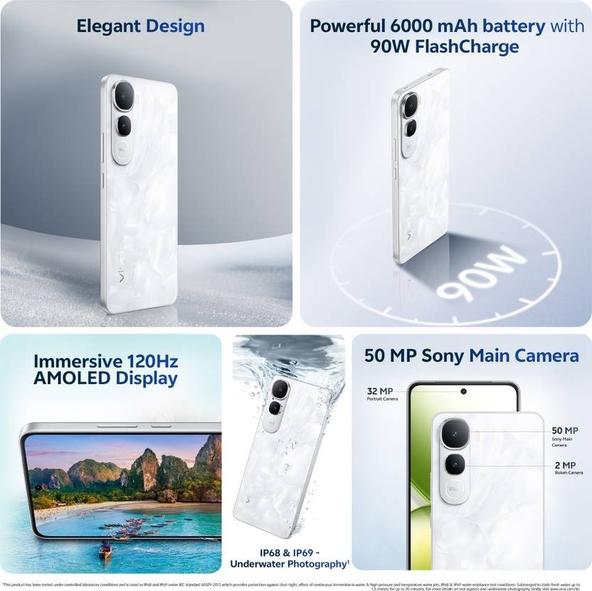 Vivo Y400 5G (Green 128 GB 8GB RAM) 6.67 inch 4 Gen 2 Processor Global Version