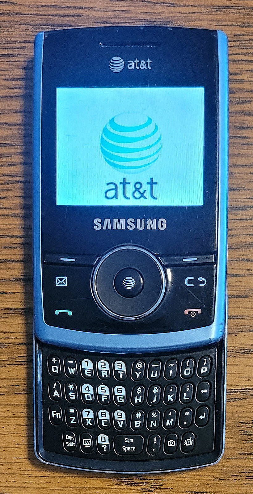 Samsung Propel SGH-A767 – Blue and Black ( AT&T ) Very Rare GSM Slider Phone