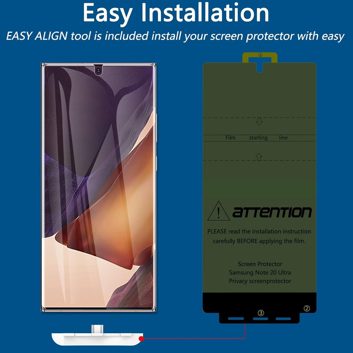 4in1 For Galaxy Note 20 Ultra Screen Protector,Tempered Glass,Side-Back Film