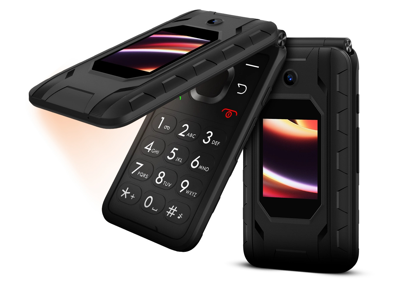 BLU Flex 4G LTE 8GB Basic Mini Compact Flip Phone Tracfone GSM Unlocked (Black)