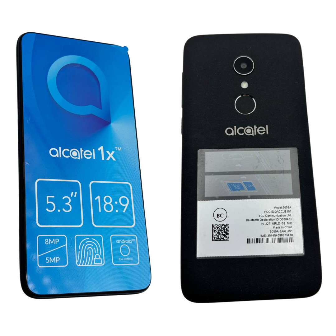 Alcatel 1X Smartphone 4G LTE Android 16GB 5.3” Display 13MP 5059A Verizon Lock