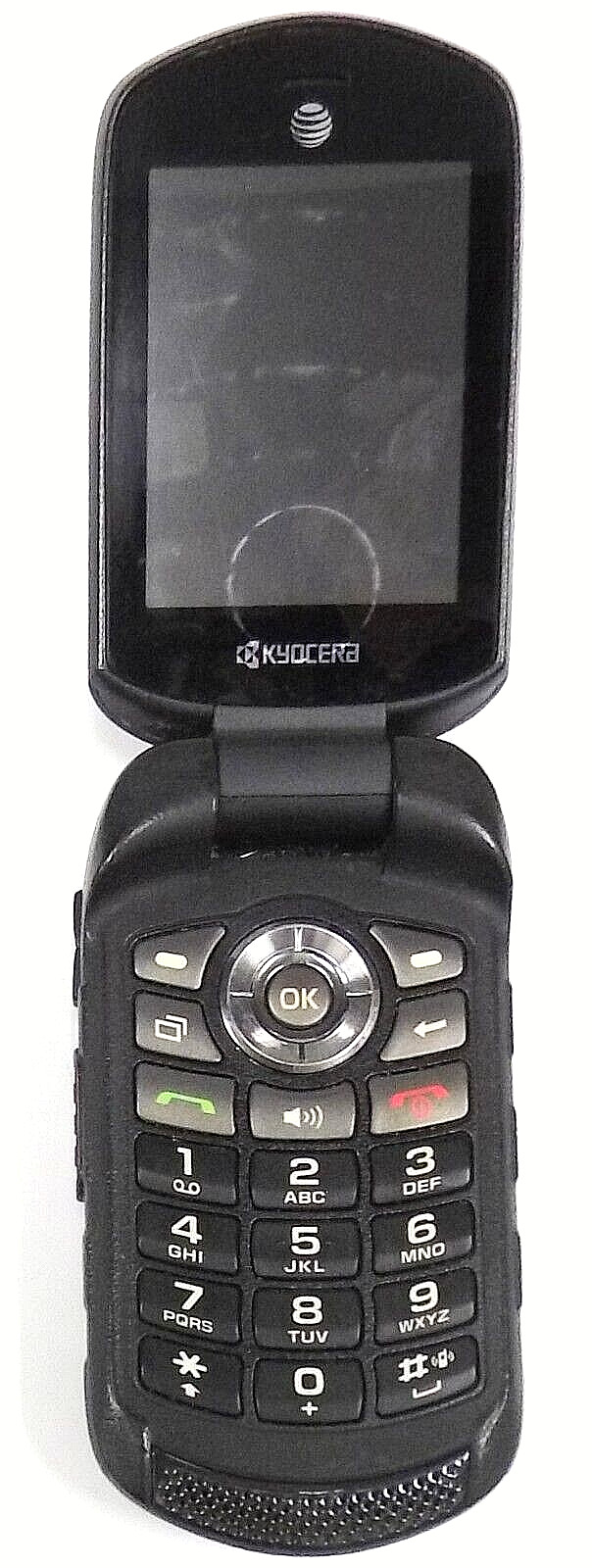 Kyocera DuraXE E4710 – Black and Gray ( AT&T ) 4G LTE Flip Smartphone