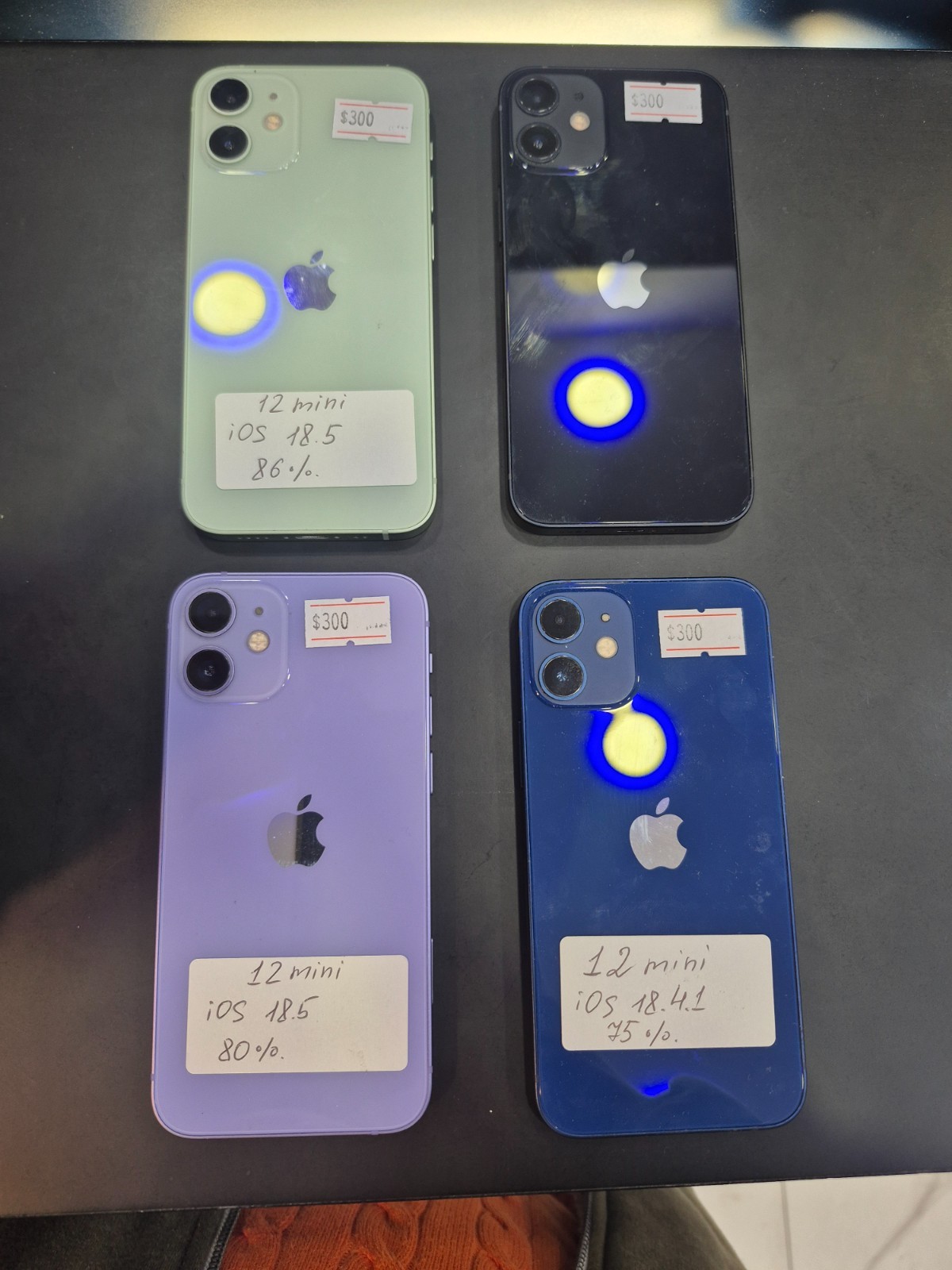 Apple iPhone 12 mini – 128 GB – Blue Black Green Purple (Unlocked) – 100% 🔋