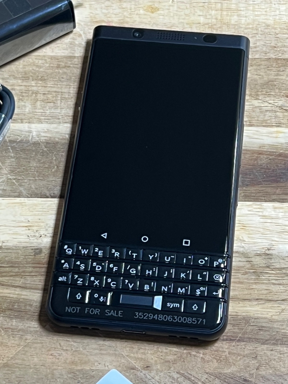 BlackBerry Keyone BBB100-1 32GB – RARE DEVELOPER PROTOTYPE!