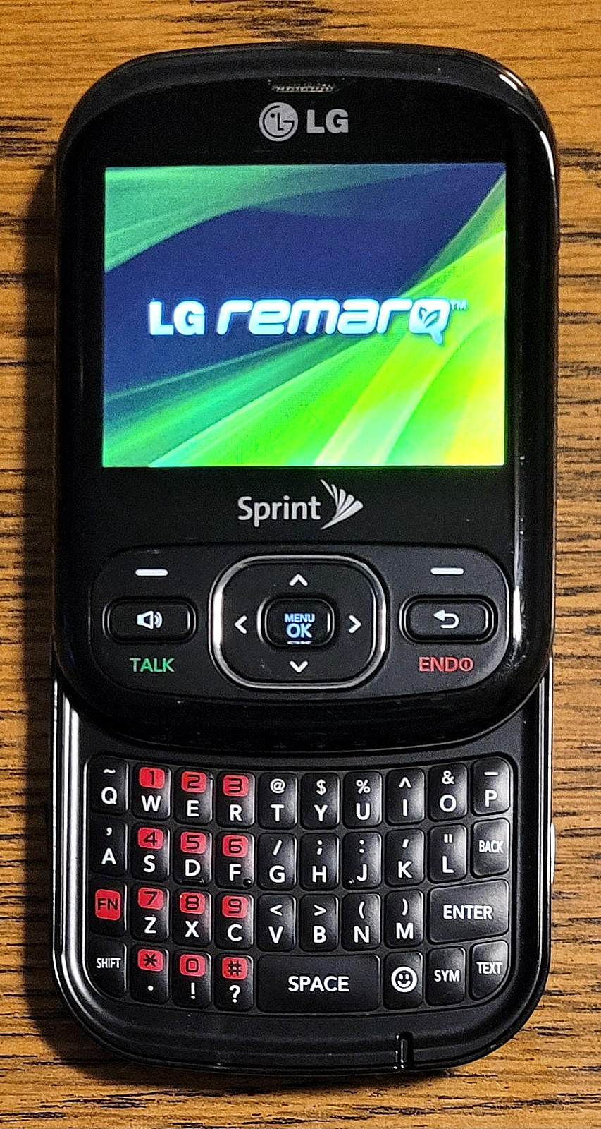 LG Remarq LN240 – Gray and Black ( Sprint ) Rare Cellular Slider Phone
