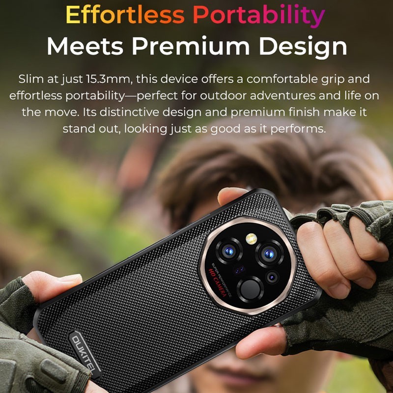 OUKITEL WP55 Ultra 5G Rugged Phone Android 15 Thermal Imaging 108MP 512GB Unlock