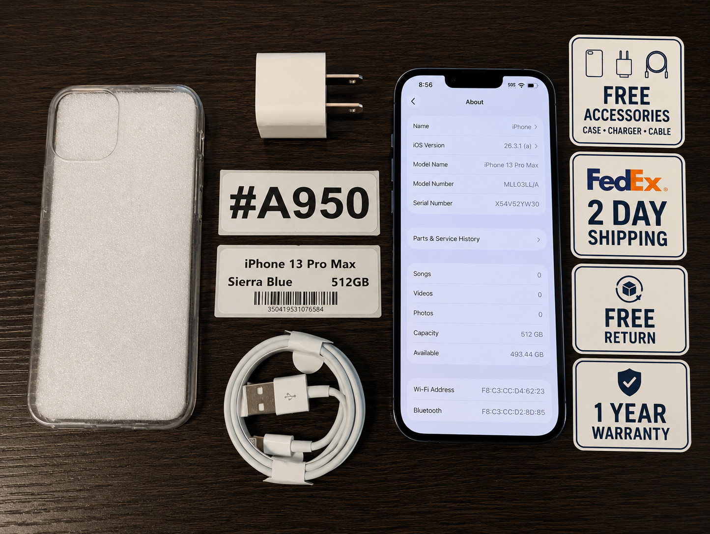Apple iPhone 13 Pro Max 512GB BLUE – Unlocked – Read Seller Notes