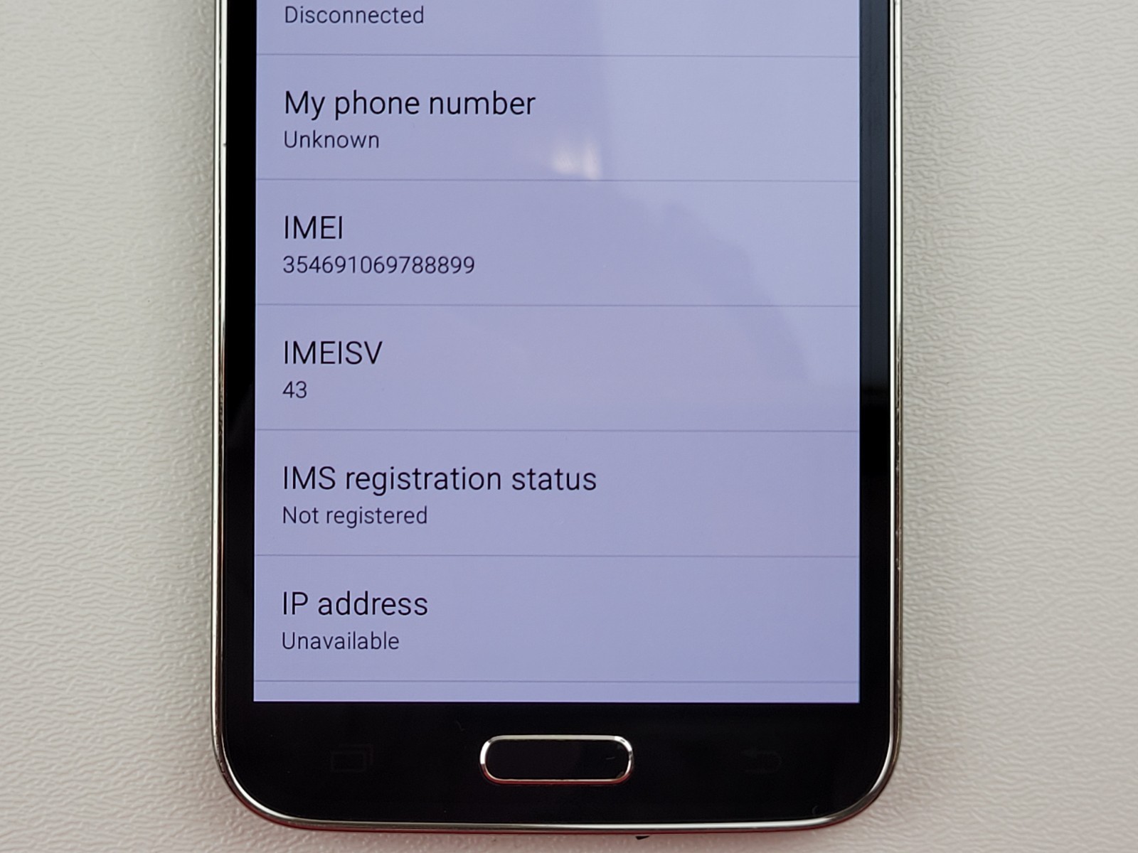 Samsung Galaxy S5 (SM-G900A) 16GB – Black (AT&T) Smartphone – Clean IMEI – H3791