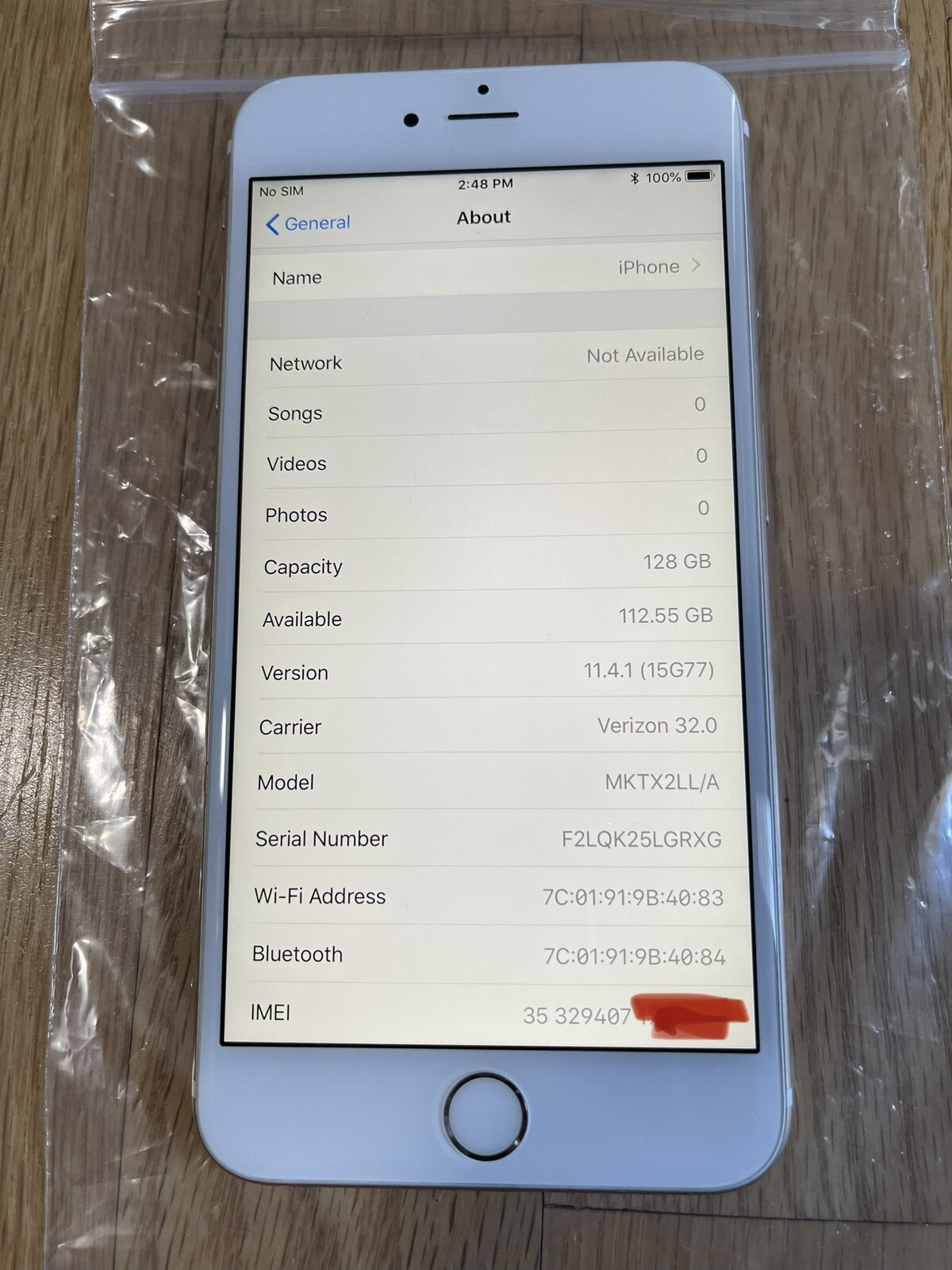 IOS 11.4.1 Apple iPhone 6s Plus UNLOCKED 128GB Gold White A1687 A1634 CDMA GSM