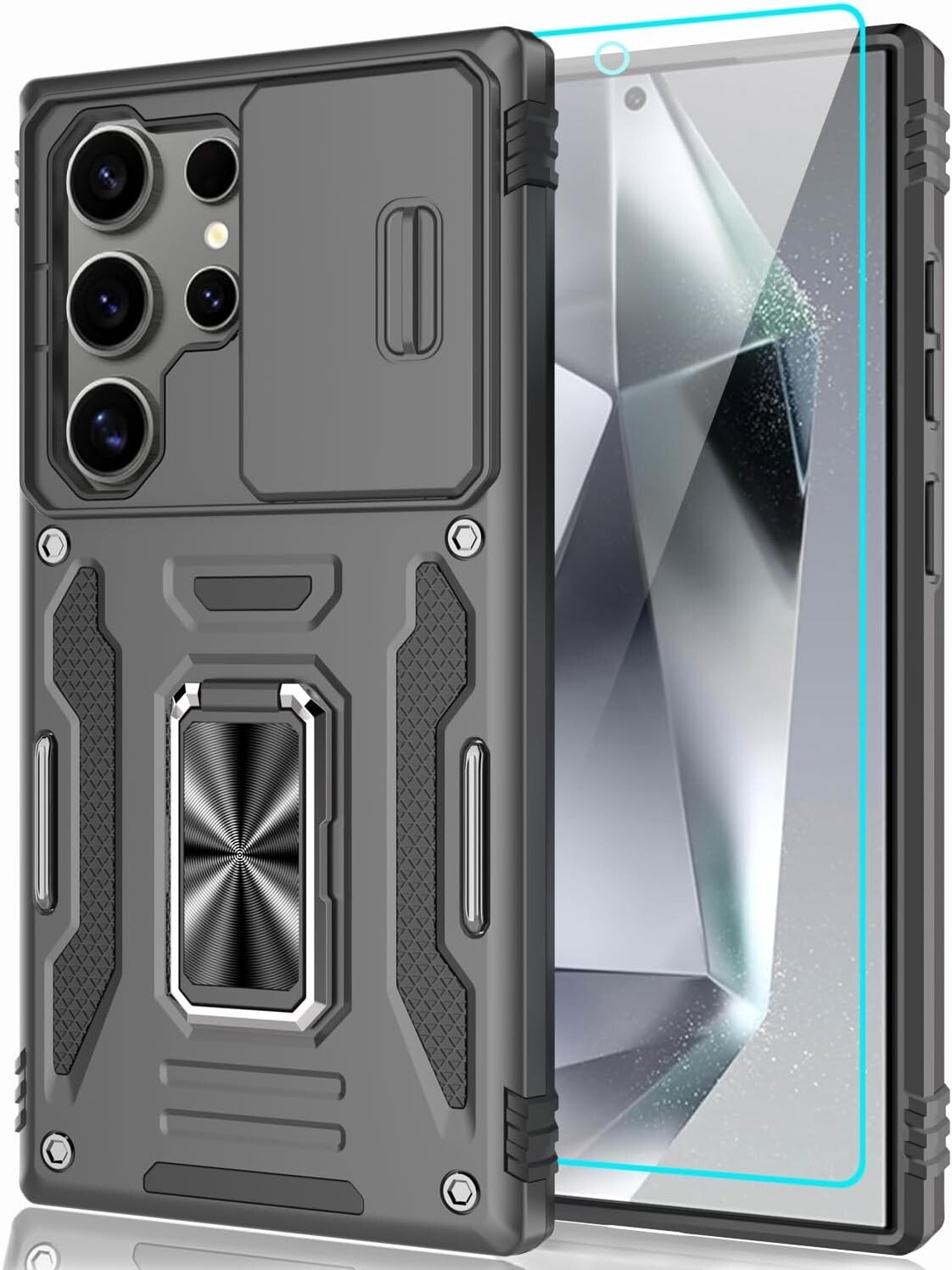 For Samsung Galaxy S24 Ultra Case with Screen Protector Full Body,Camera Cover