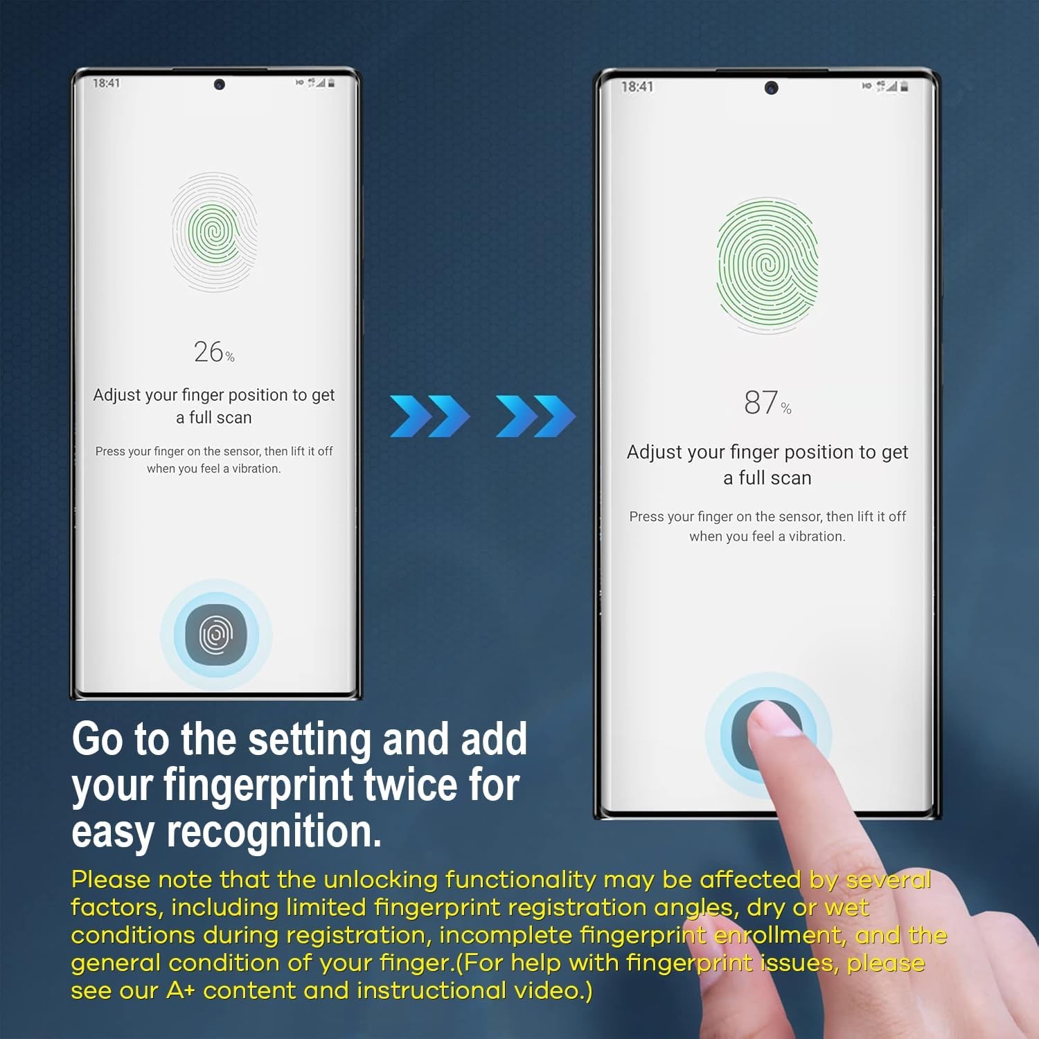 Clear 3-Pack of 3D Curved Tempered Glass Screen Protectors for Samsung Galaxy S2