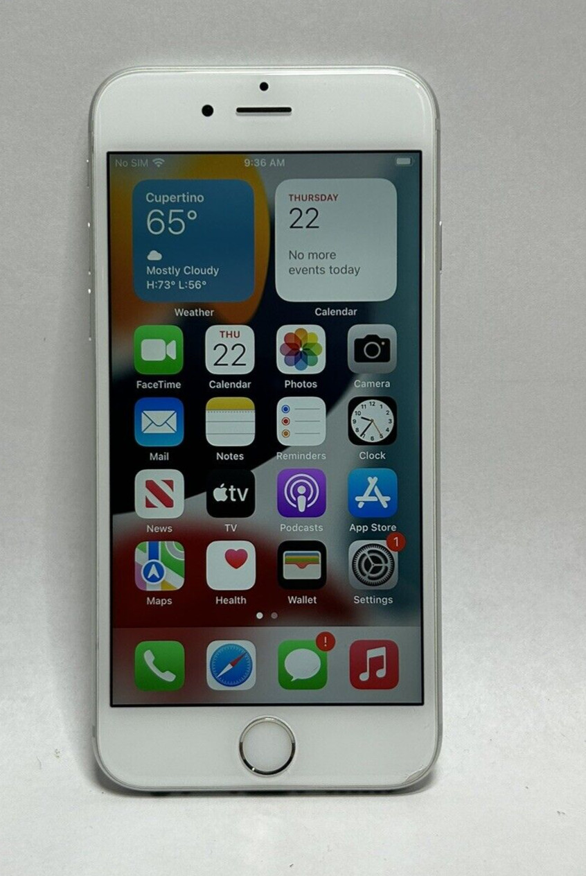Apple iPhone 6s 64GB Silver A1688/A1633 IOS 15.8 Network Unlocked CDMA+GSM